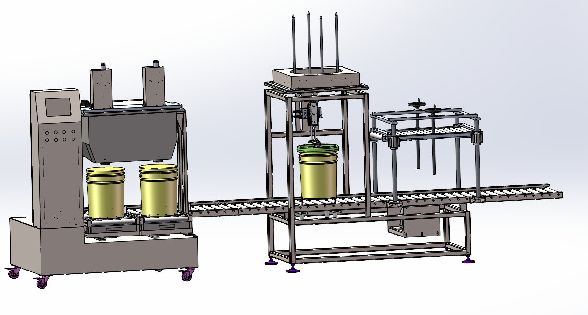 Double-headed coating Filling Machine