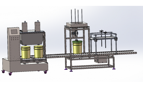 Double-headed coating Filling Machine