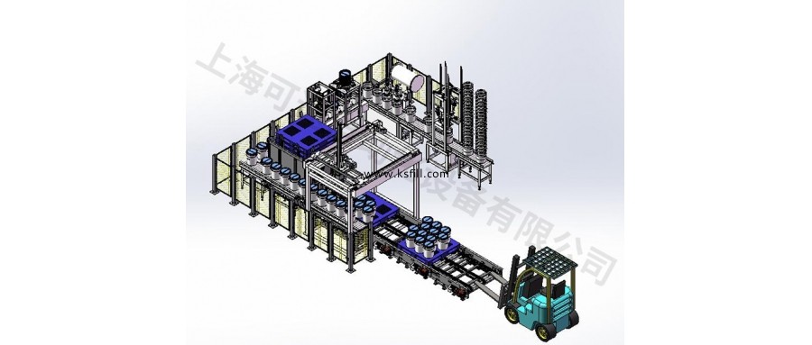 2升防腐涂料緊湊型壓蓋灌裝機